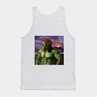 Volcano Troll Vacation Picture Fantasy Creatures Tank Top